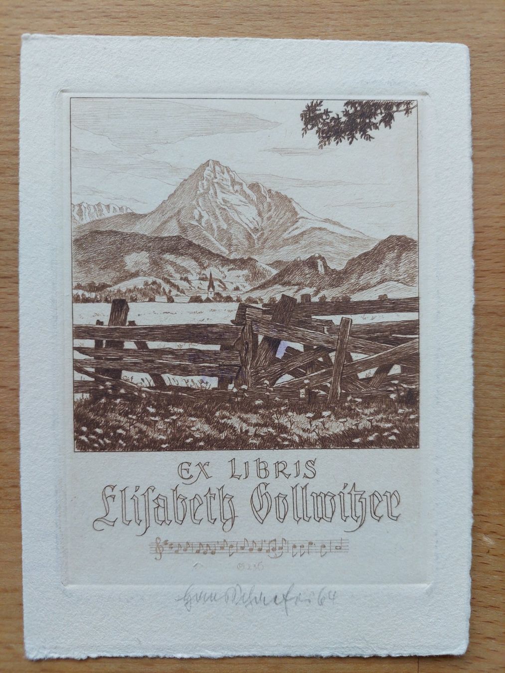 Dipinti: Exlibris Hans Schaefer - Orig. Radierung signiert – Usato da Obfelden venduto da Exlibris-Art