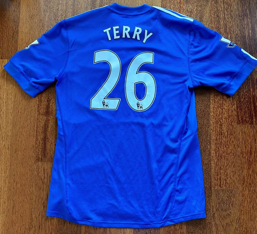 Adidas Maillots de corps & Pantalons: Chelsea Home Shirt - 2009/10 - mit Print Terry – Neuf (Voir description) à Hermetschwil-Staffeln par Beat131 1