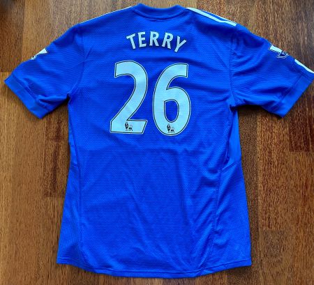 Chelsea Home Shirt - 2009/10 - mit Print Terry