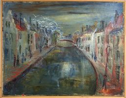 Karl Weber. Haarlem, um 1937. Öl auf Leinwand.