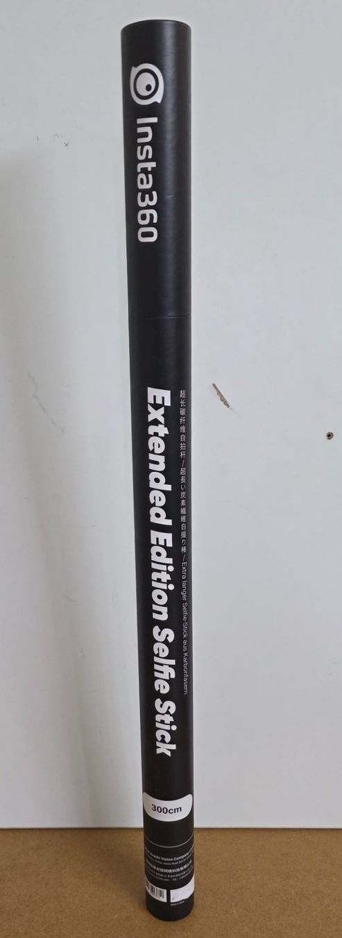 Insta360 Halterungen: Insta360 Extended Selfie-Stick (3m) – Carbon – NEU OVP – Gebraucht aus Flums von Flumsantik