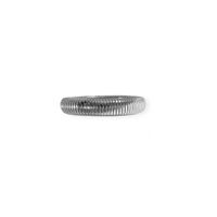 Flexibler Armreif Edelstahl Silber – 12 mm