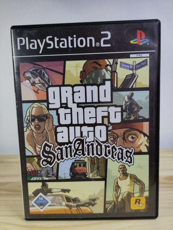 GTA San Andreas Grand Theft Auto PS2 Playstation 2 PAL CIB (Gebraucht ...