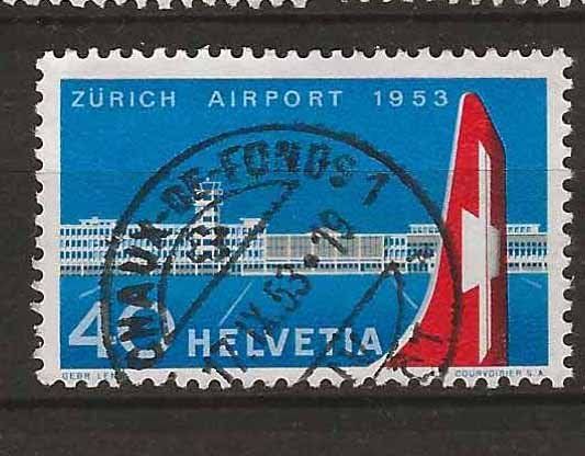 Tutti i francobolli: CH313 - Kloten 1953 obl. – Usato da Trélex venduto da Phil_Albert