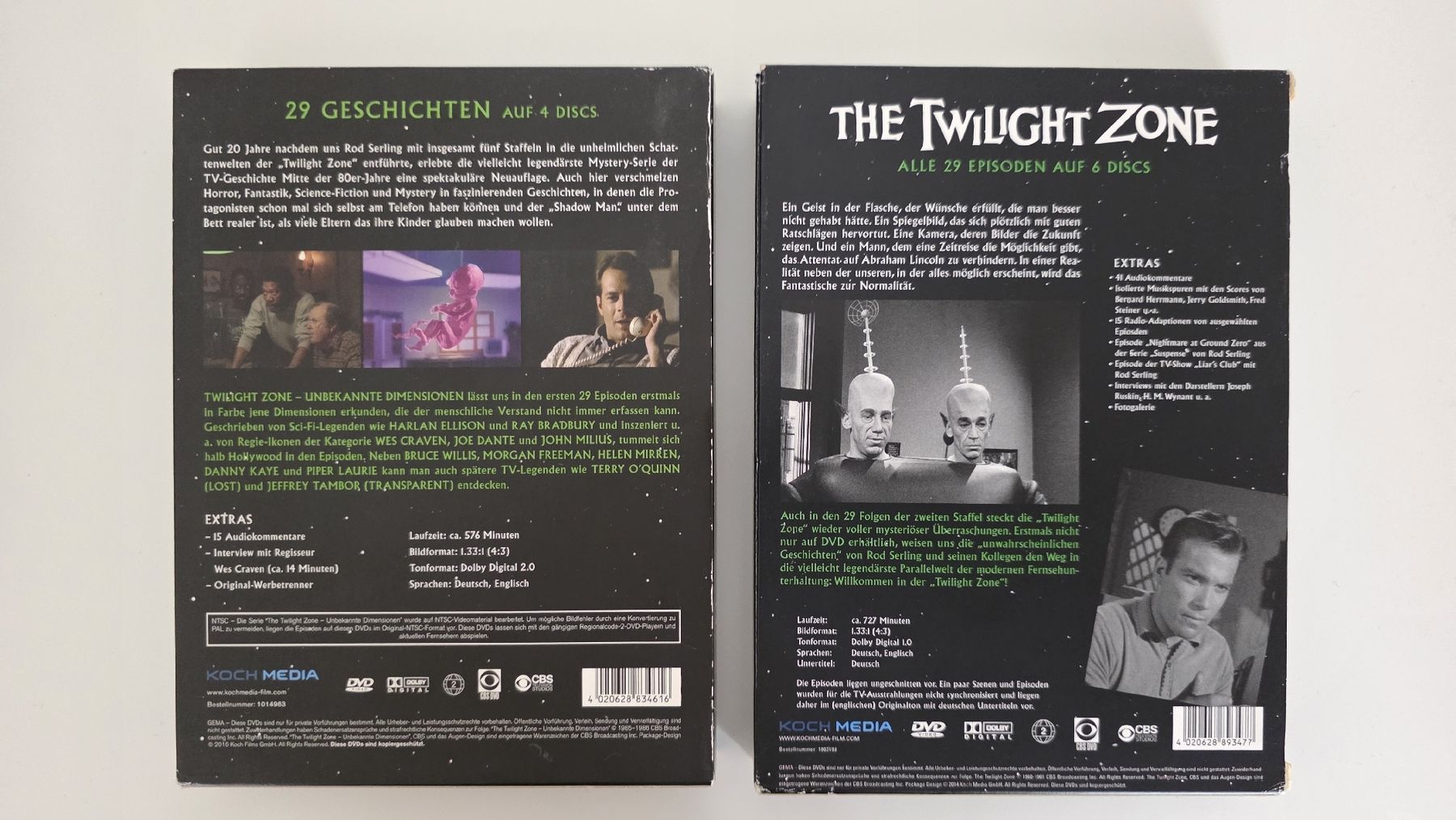 Alle DVDs: The Twilight Zone Box Set Season 1 & 2 DVD 8 Discs – Gebraucht aus Zürich von TimZurich1 2