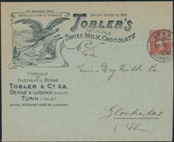 1907 - Privatganzsache - Brief - EF - Helvetia - Schokolade