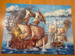 Ravensburger Puzzle Piratenschiff XXL, 200 Teile komplett