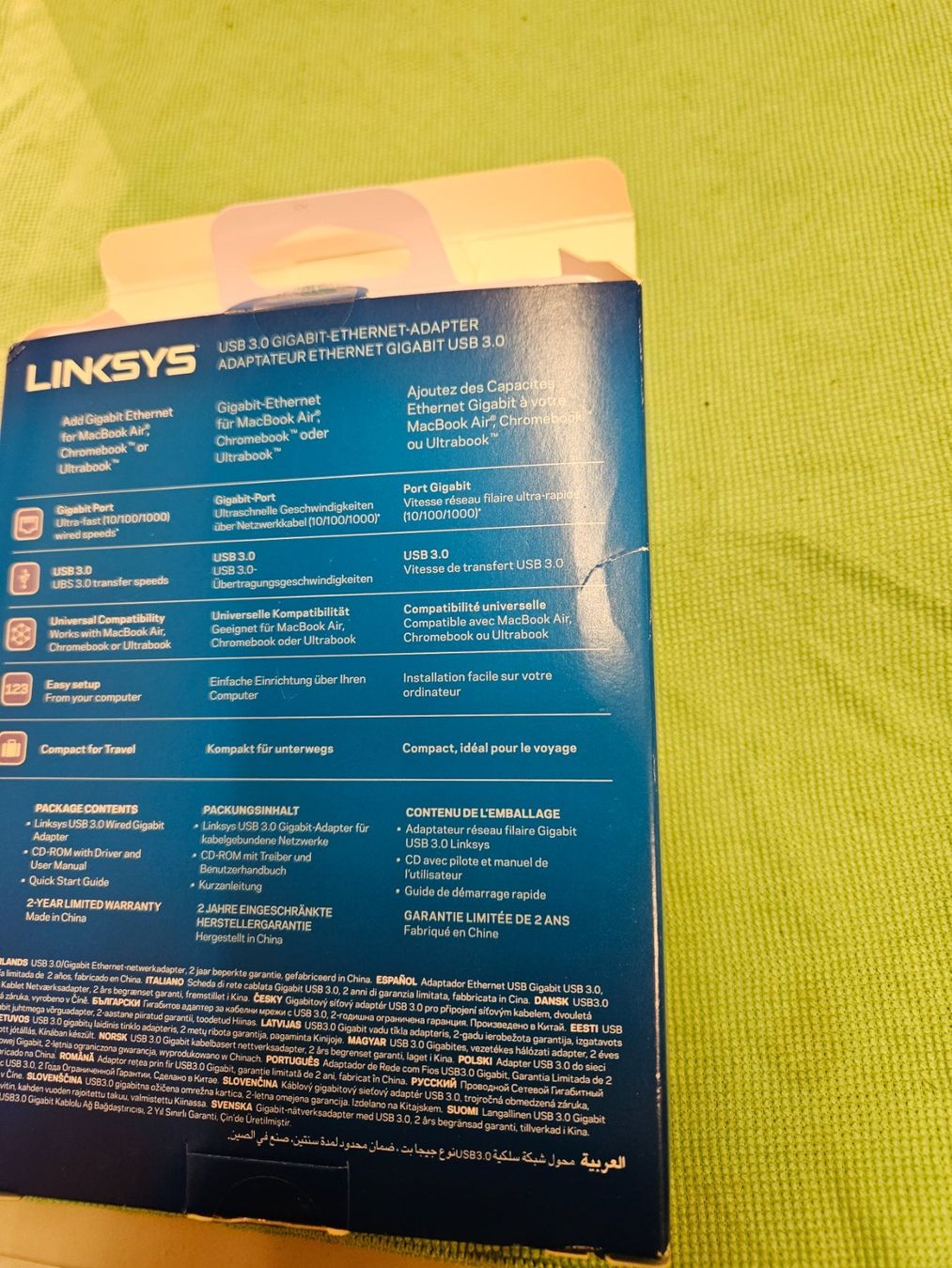 Linksys Laufwerke & Adapter: Linksys Adapter Gigabit USB 3.0 – Neu und originalverpackt aus Zürich von  1