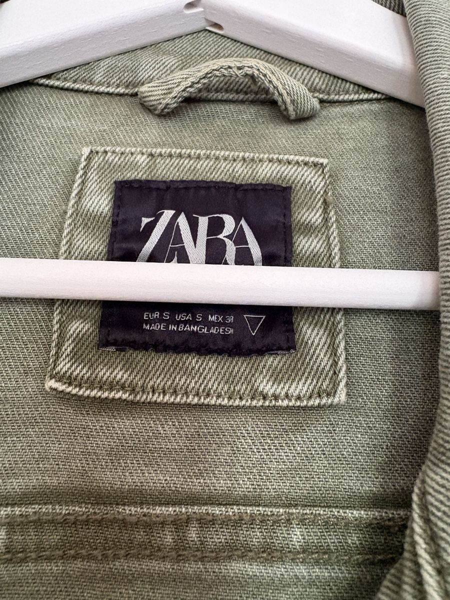 Zara Giacche: Zara Denim Jacke Khaki Grösse S  – Usato da Ebertswil venduto da shushuj 1