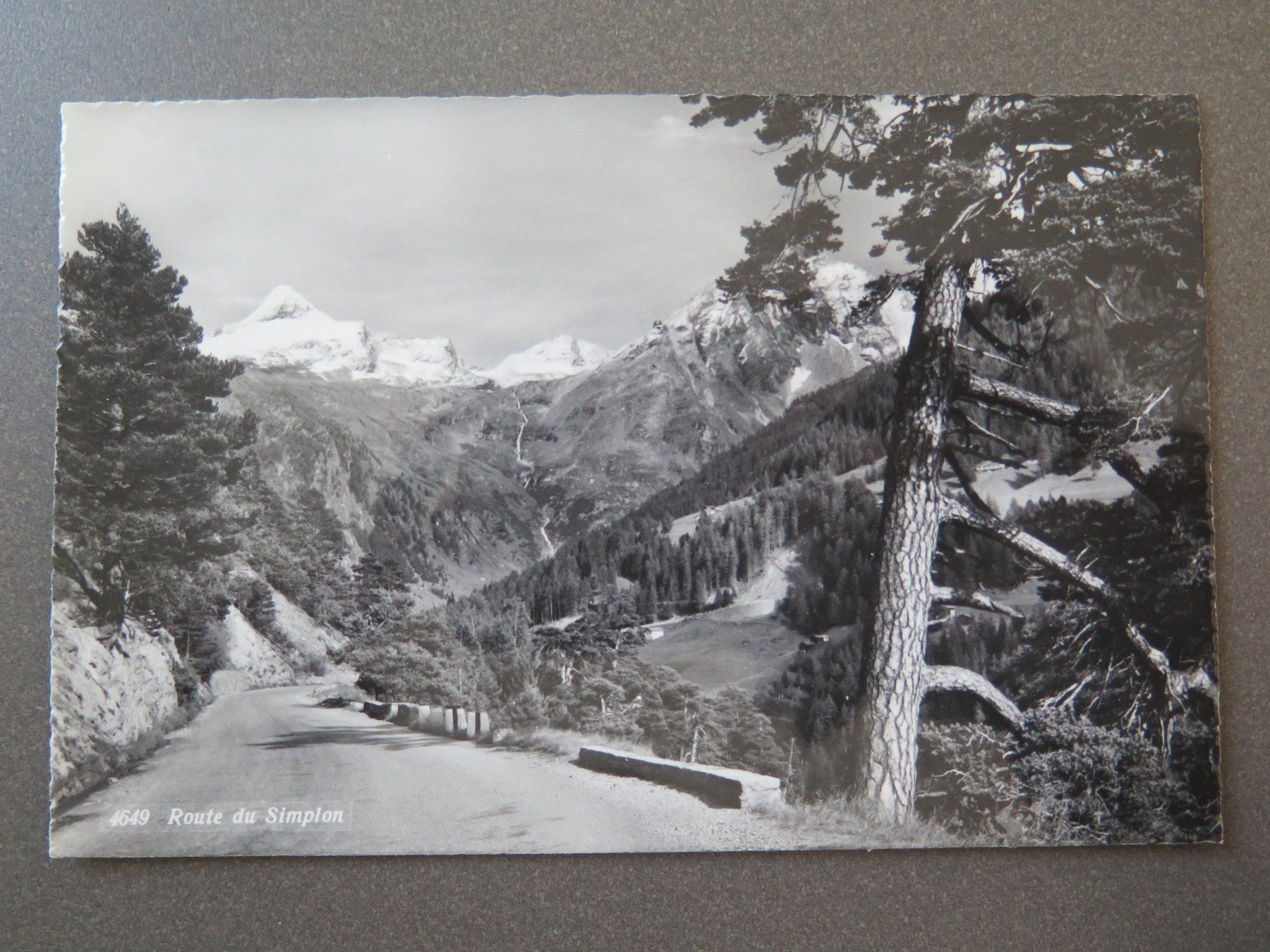 Cartoline postali: SIMPLON - ROUTE DU SIMPLON – Usato da Wittenbach venduto da lipasal