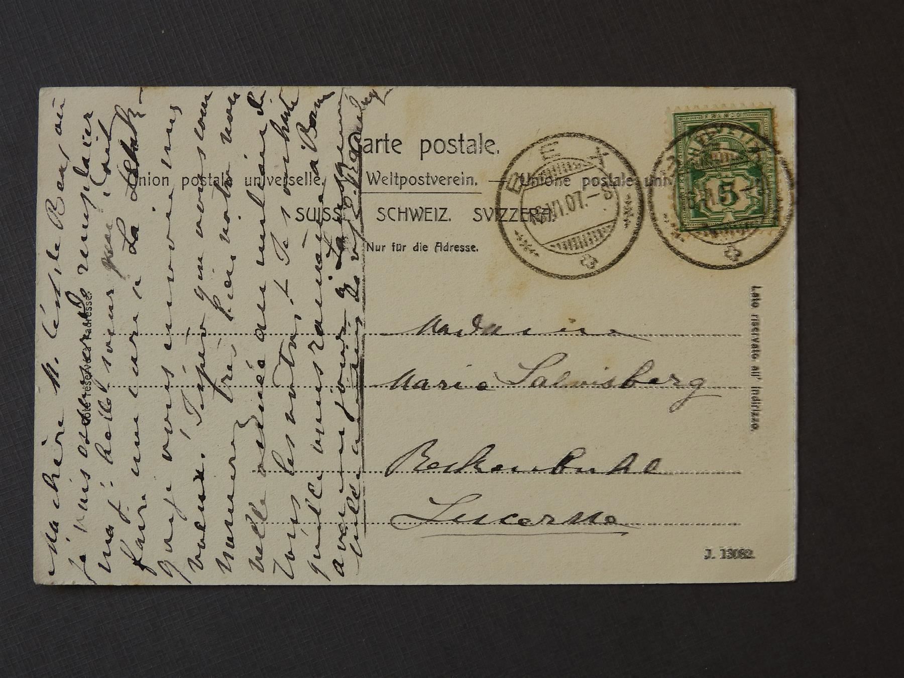 Cartoline postali: AK von  Bex et la Dent du Midi – Usato da Rain venduto da 999-800-K 1