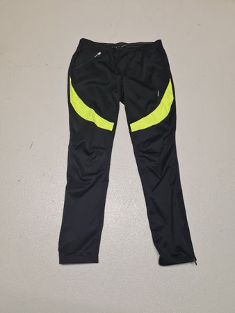 Herren Langlaufhose Gr. L schwarz/neongelb