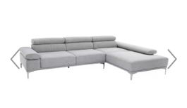 Ecksofa grau Livique Claudio (grosse Preisreduktion!)