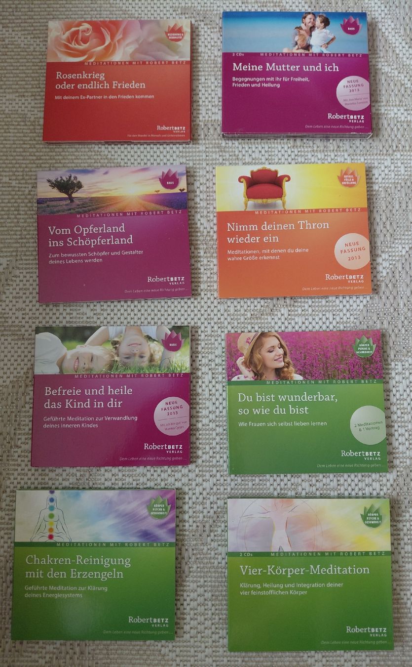 CDs: Sammlung Meditation CDs von Robert Betz – D'occasion à Geuensee par sonnenstunden