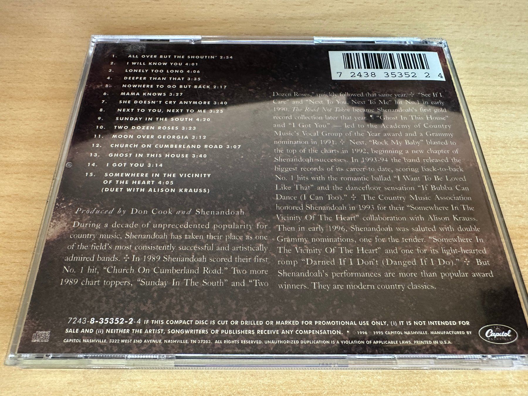 CD: Shenandoah – Now And Then – Usato da Rikon im Tösstal venduto da Alpenmutz 1
