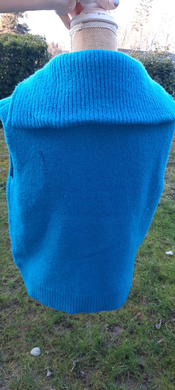 Pulls & Sweat-shirts: Strick Pullunder Blau gr S Kuschelig Stylisch Damen 714 – D'occasion à Vinelz par Messer2007 3