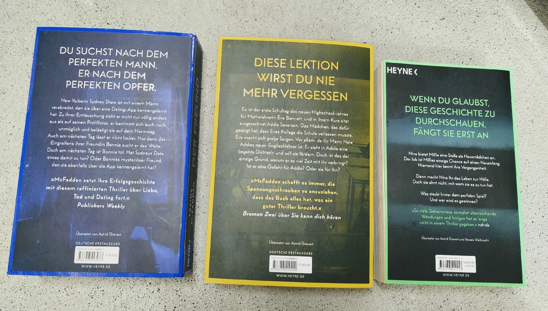 Libri: Freida McFadden  – Nuovo (secondo la descrizione) da Glattbrugg venduto da Ata-M 1