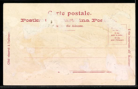 Cartoline postali: Litho Bern, Händler mit Chocolat Suchar – Usato da Berlin venduto da bartko-reher 1