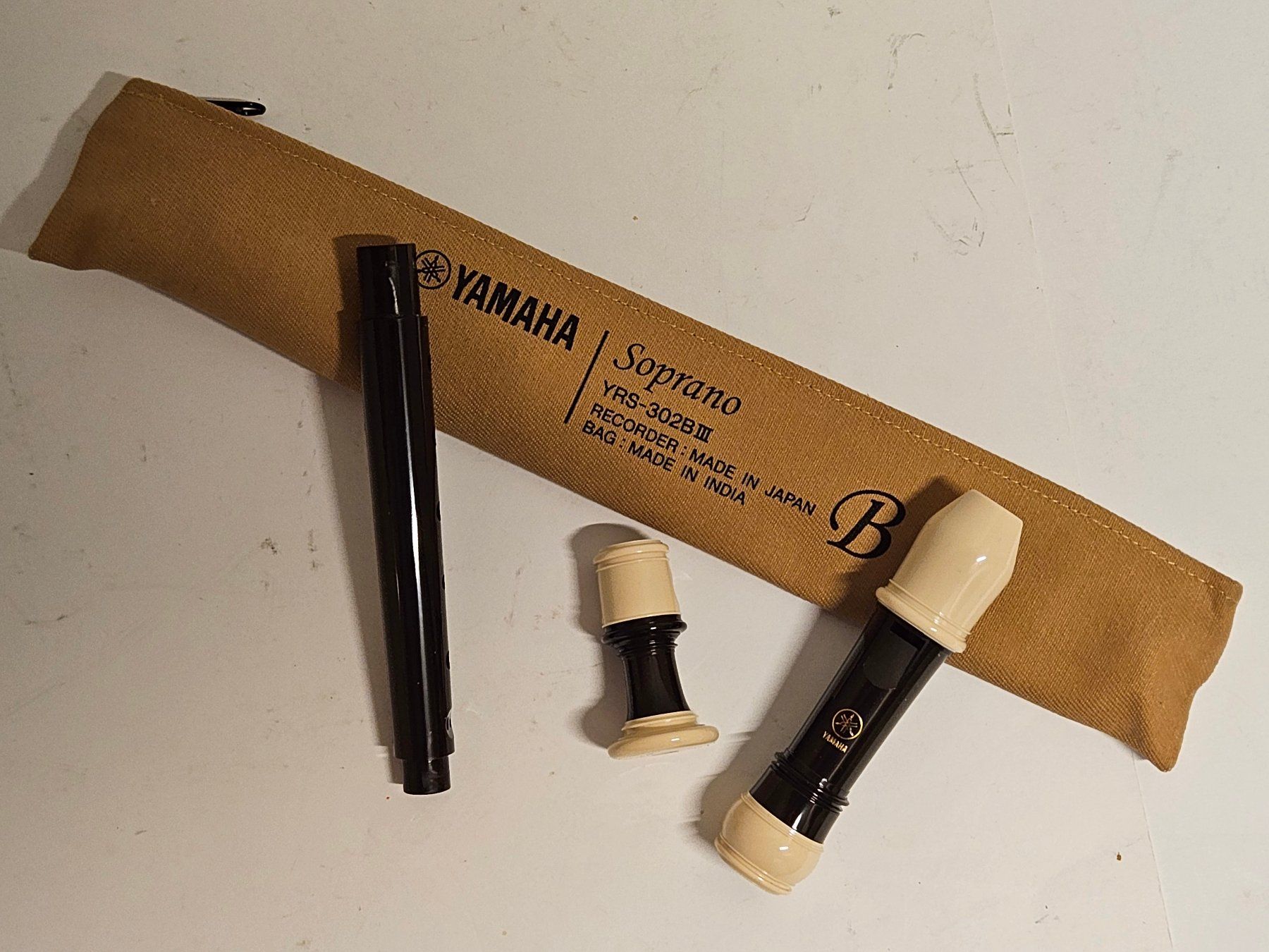 Yamaha Musikinstrumente: Kunststoff-Sopran-Blockflöte  YAMAHA – Neu (gemäss Beschreibung) aus Wöschnau von Musikhaus-Luethy5012 3