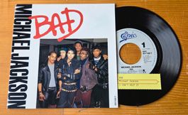 MICHAEL JACKSON, Bad, 7" Single, TOP!