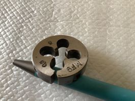 M9 x 0.5 Schneideisen Filière, metr. Feingewinde, unbenutzt