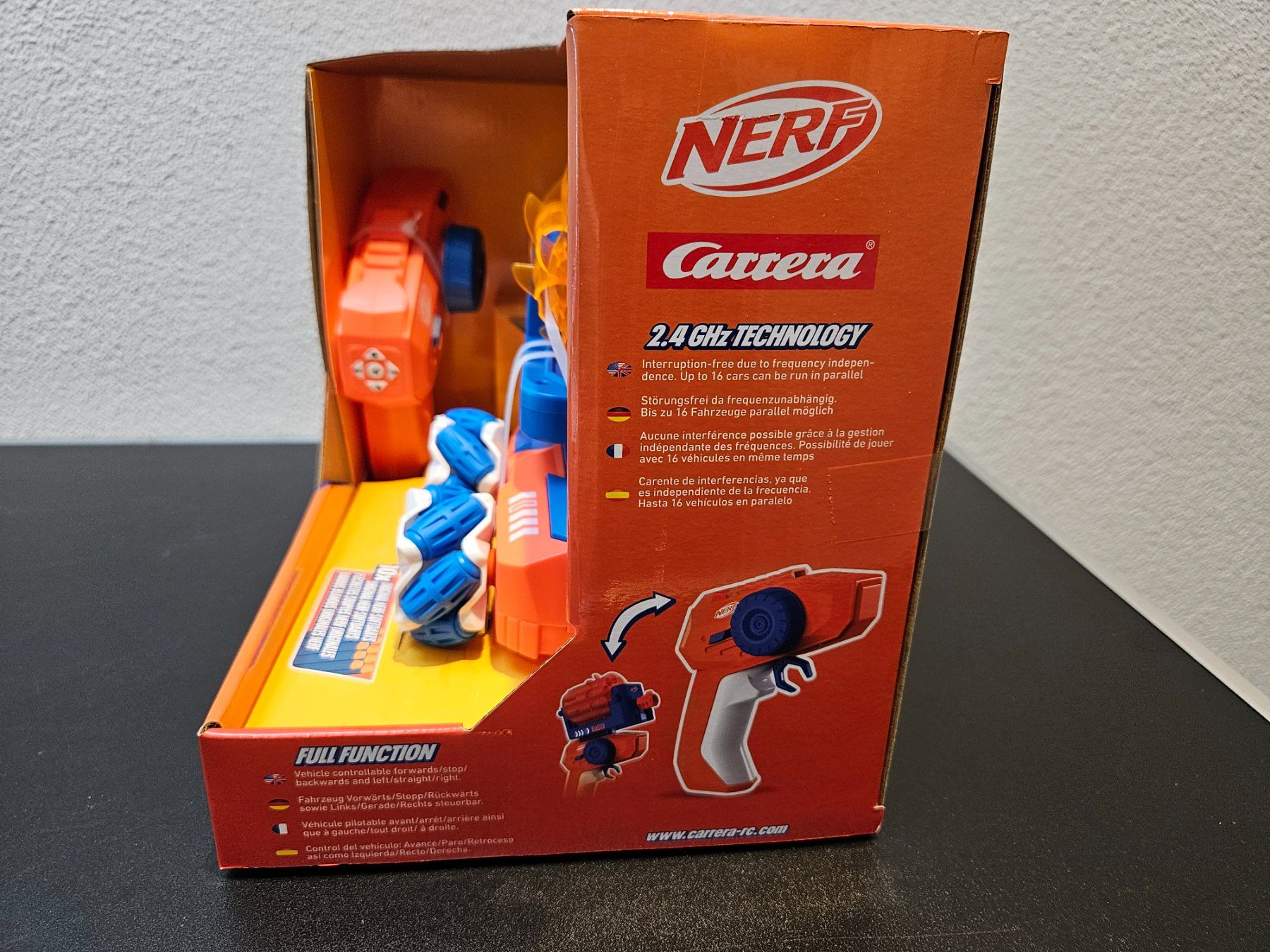 Modellismo RC: Neu - Carrera - Nerf Blasting Car RC – Nuovo e nell'imballaggio originale da Dagmersellen venduto da Jarsetz_Restposten 2