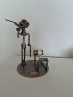 Metallfigur Schraubenmännchen Geschäftsmann