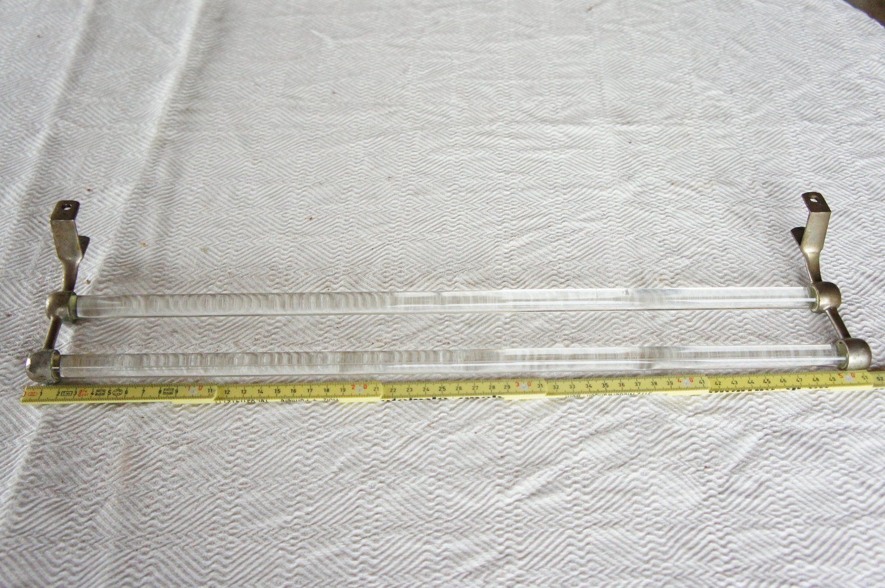 Portasciugamani: Vintage Handtuchhalter Glas Messing Art Deco – Usato da Ins venduto da Baj 5