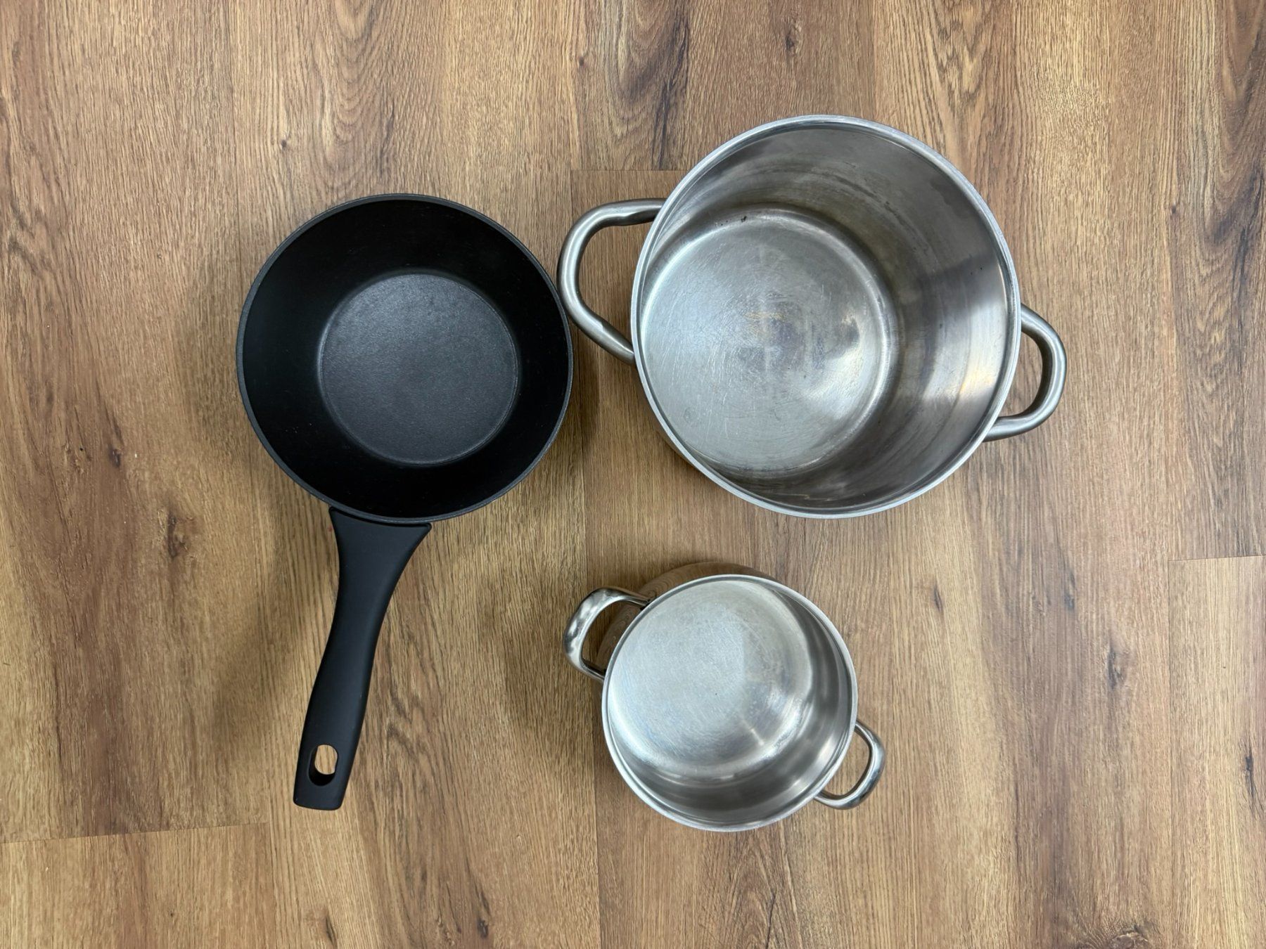 Padelle: Kochgeschirr-Set, 3-teilig – Usato da Stettlen venduto da Deladeluxe 1