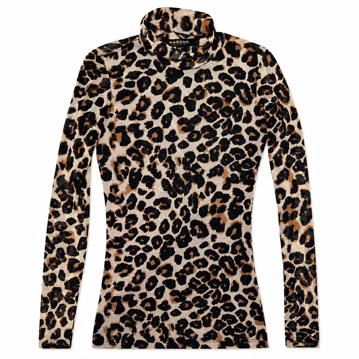 Morgan Tops: Morgan Mesh Rollkragen Oberteil Leopard | XS/34 – Neu (gemäss Beschreibung) aus Aarberg von LovelyThings_