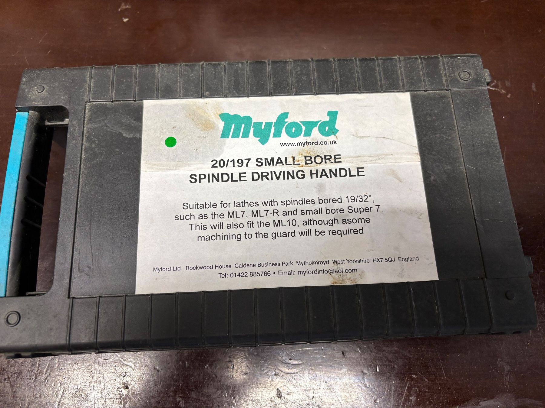 Myford Metall- & Schlosserei Sonstiges: Myford Spindel Hand Betätigung. – Neu und originalverpackt aus Schachen LU von Nugomes 2