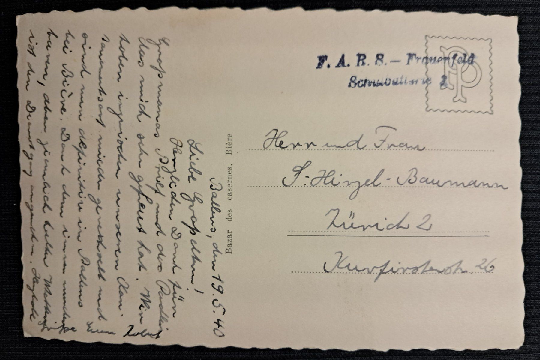 Cartoline postali: BIERE 1940 – Usato da Ponto Valentino venduto da giorgia06 1