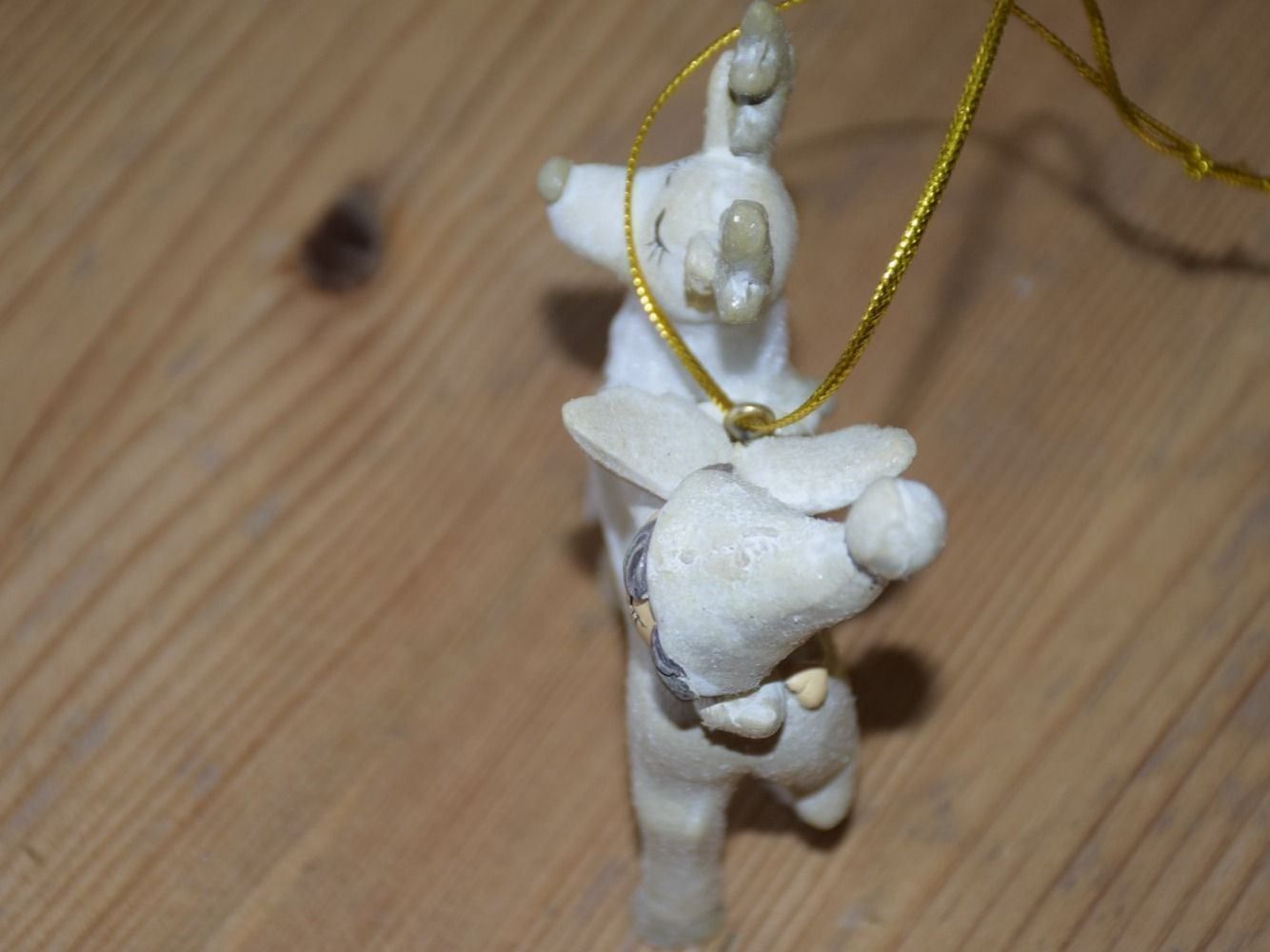 Statuette: Engel auf Rentier liegend – Nuovo e nell'imballaggio originale da Wetzikon ZH venduto da Wetzicardo25 5
