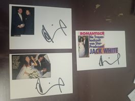 Jack White -  3x handsigniert aus den 80er Jahren