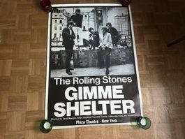 ROLLING STONES tolles Film Poster GIMME SHELTER New York
