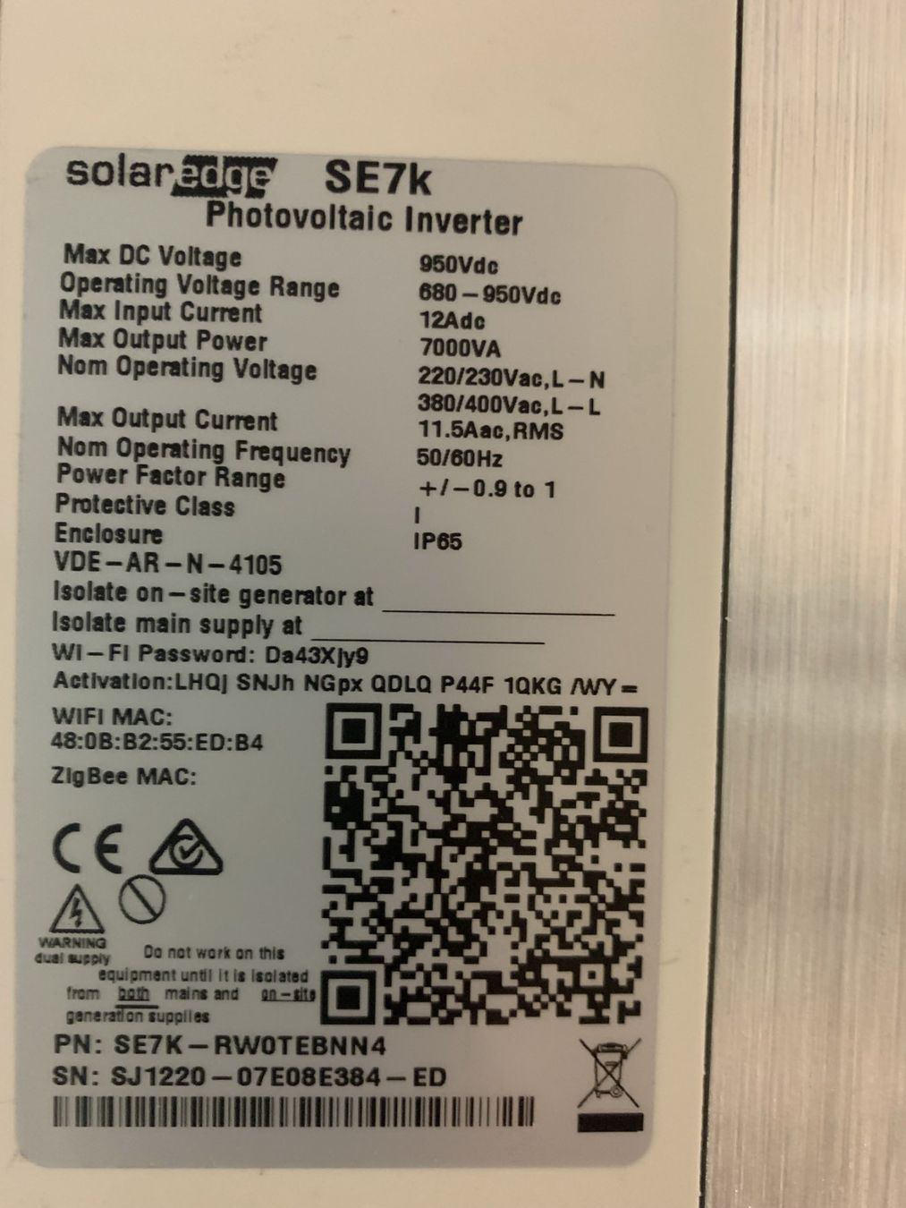SolarEdge Wechselrichter: Inverter Solaredge – Gebraucht aus Biasca von Sergio9 2