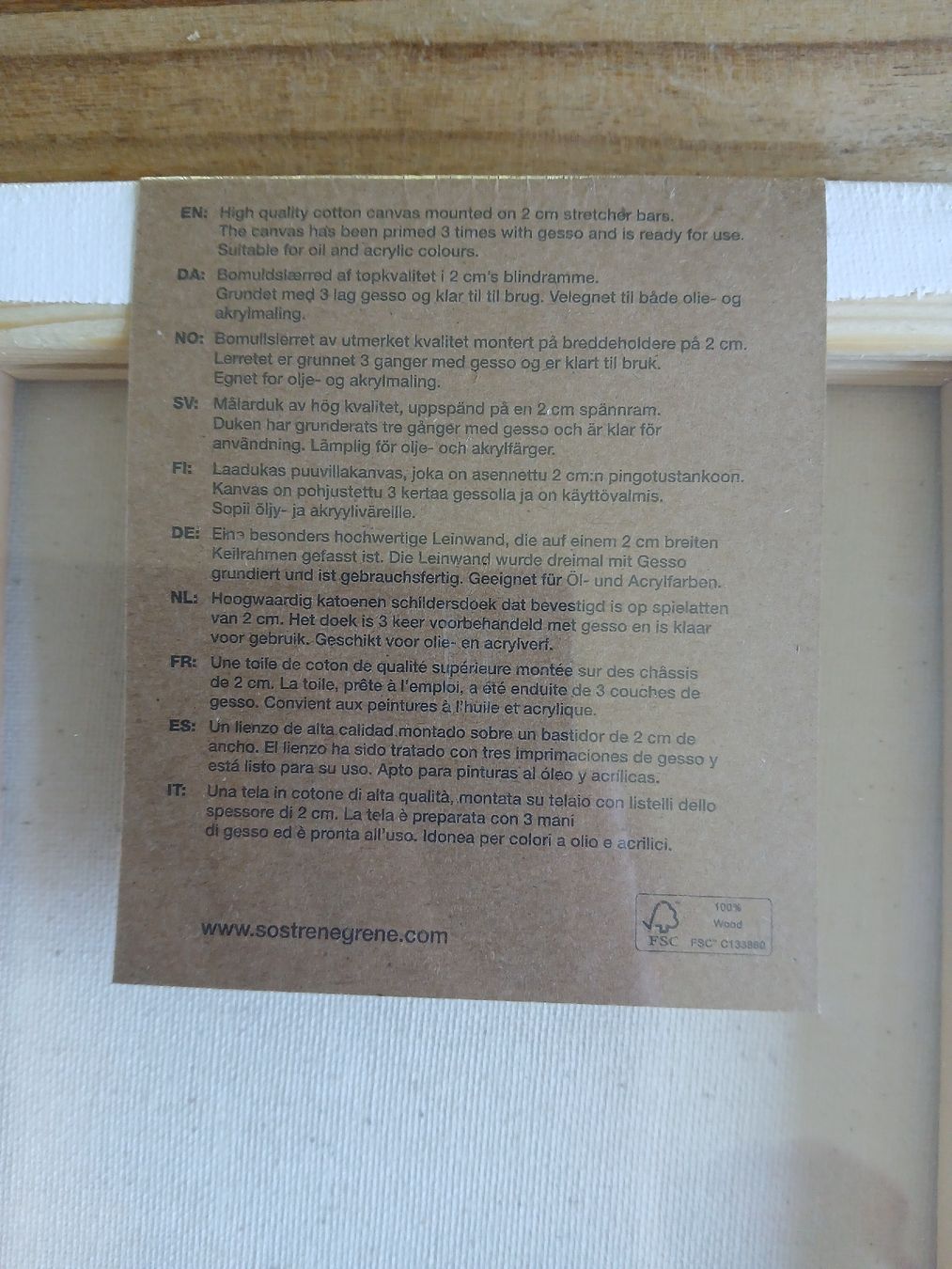 Tele & Cornici: New! Leinwand 18x24 cm neu – Nuovo e nell'imballaggio originale da Dübendorf venduto da LoRi-2026 2