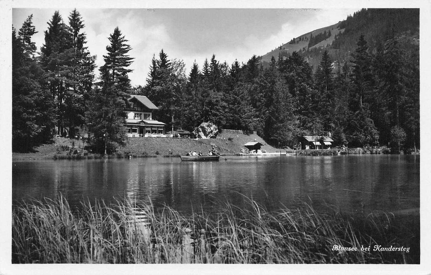 Cartoline postali: Kandersteg (BE) Blausee – Usato da Biasca venduto da Blenio71
