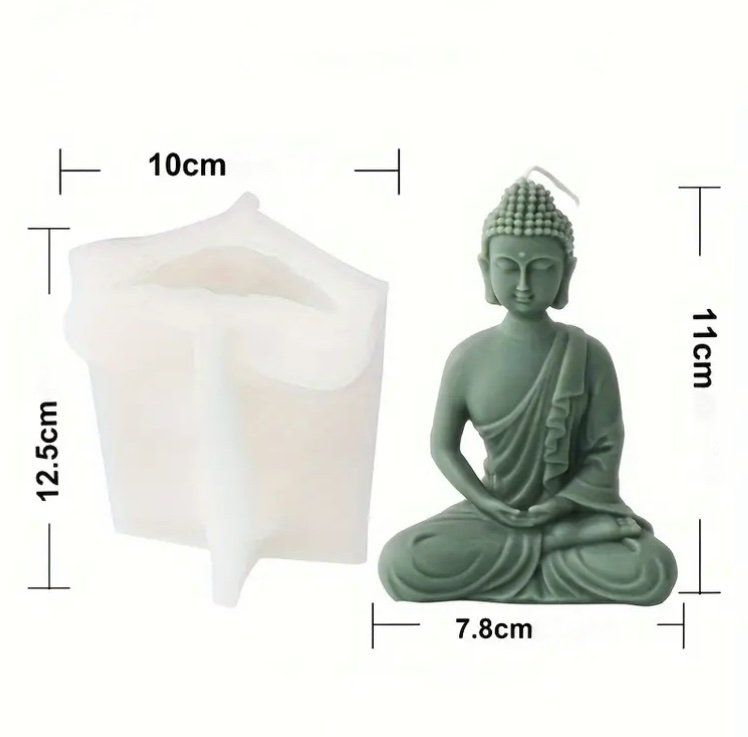 Teglie da forno: Giessform Silikonform Buddha – Nuovo e nell'imballaggio originale da Kaltbrunn venduto da schere-stein-papier