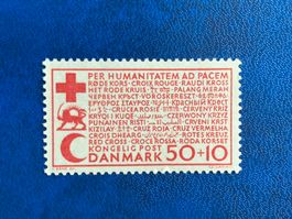 Dänemark 1966 Rotes Kreuz Roter Halbmond 50+10 postfrisch