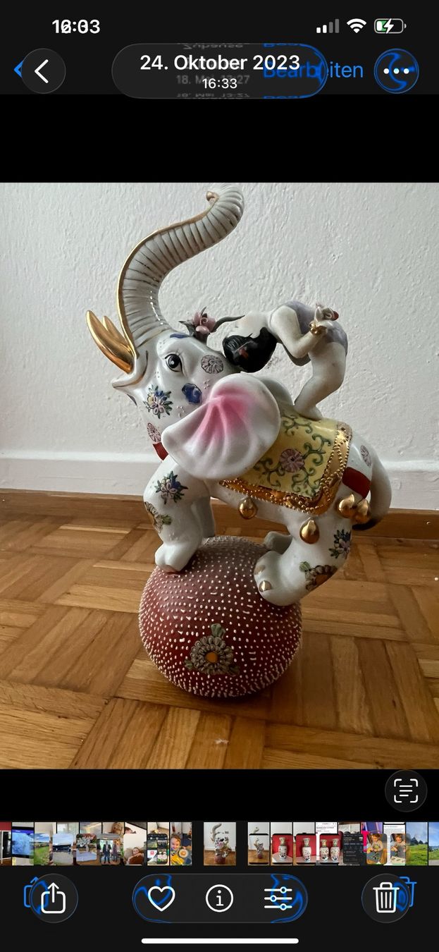 Tutte le decorazioni: Zwei Bodenvasen und einen Deko Elefanten – Usato da Sonterswil venduto da whe_7yhm 2