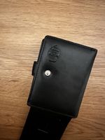 Schwarz Portmonee Polizei Brieftasche Abzeichen Halter
