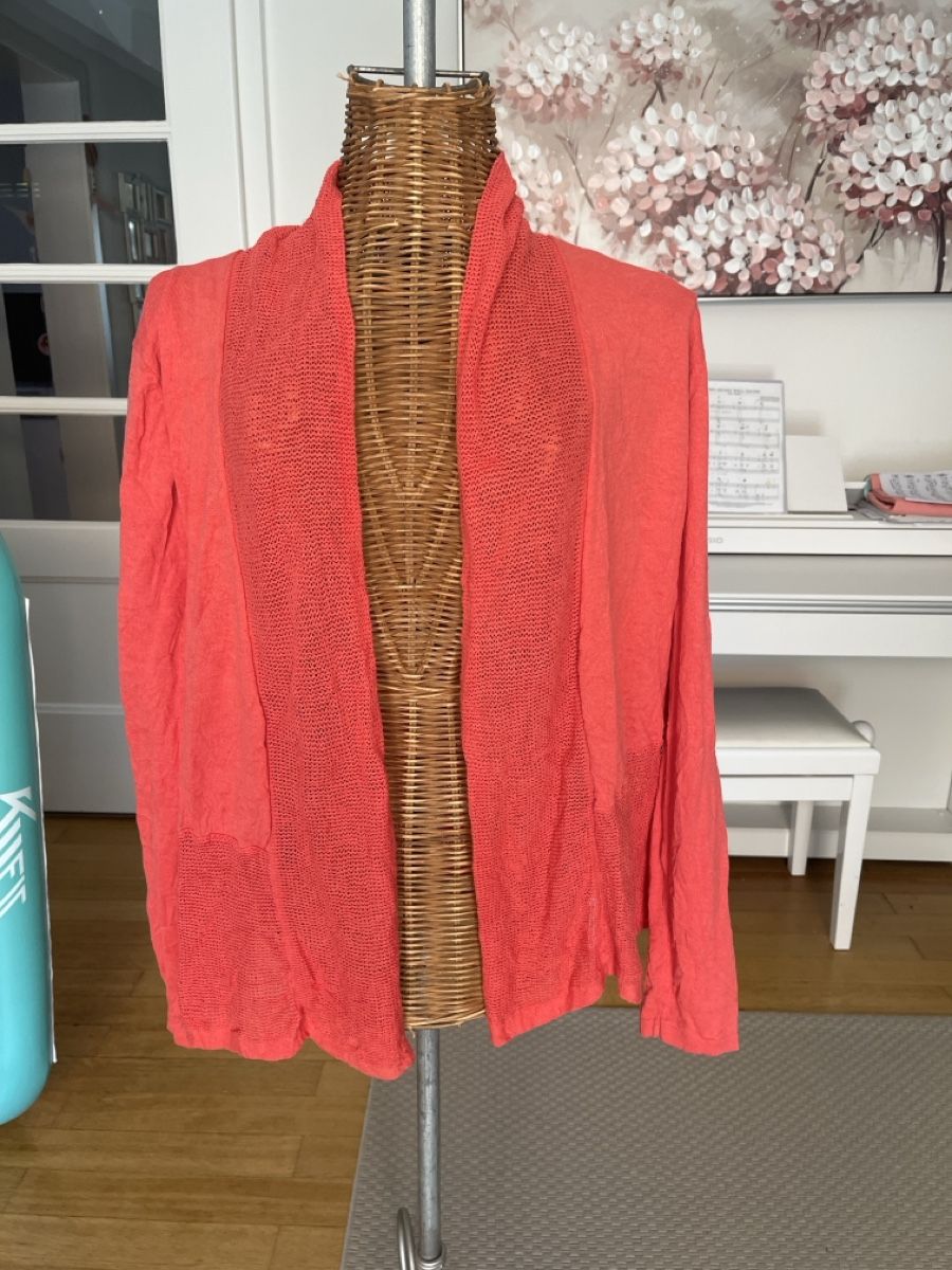 Nile Giacche: Jäggli Nile, mit Strickdetails, Korall, L – Usato da Solothurn venduto da Bobesch08