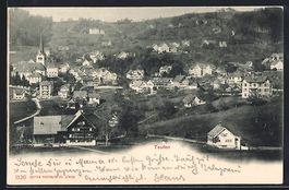 Teufen, Ortsansicht aus der Vogelschau