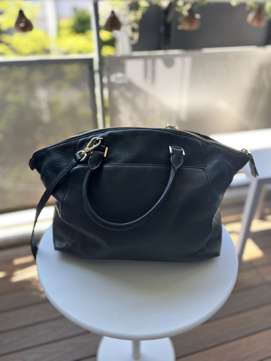 Michael Kors Borse da donna: Michael Kors Leder-Handtasche Schwarz mit Schultergurt – Usato da Zürich venduto da Mariesieger 3