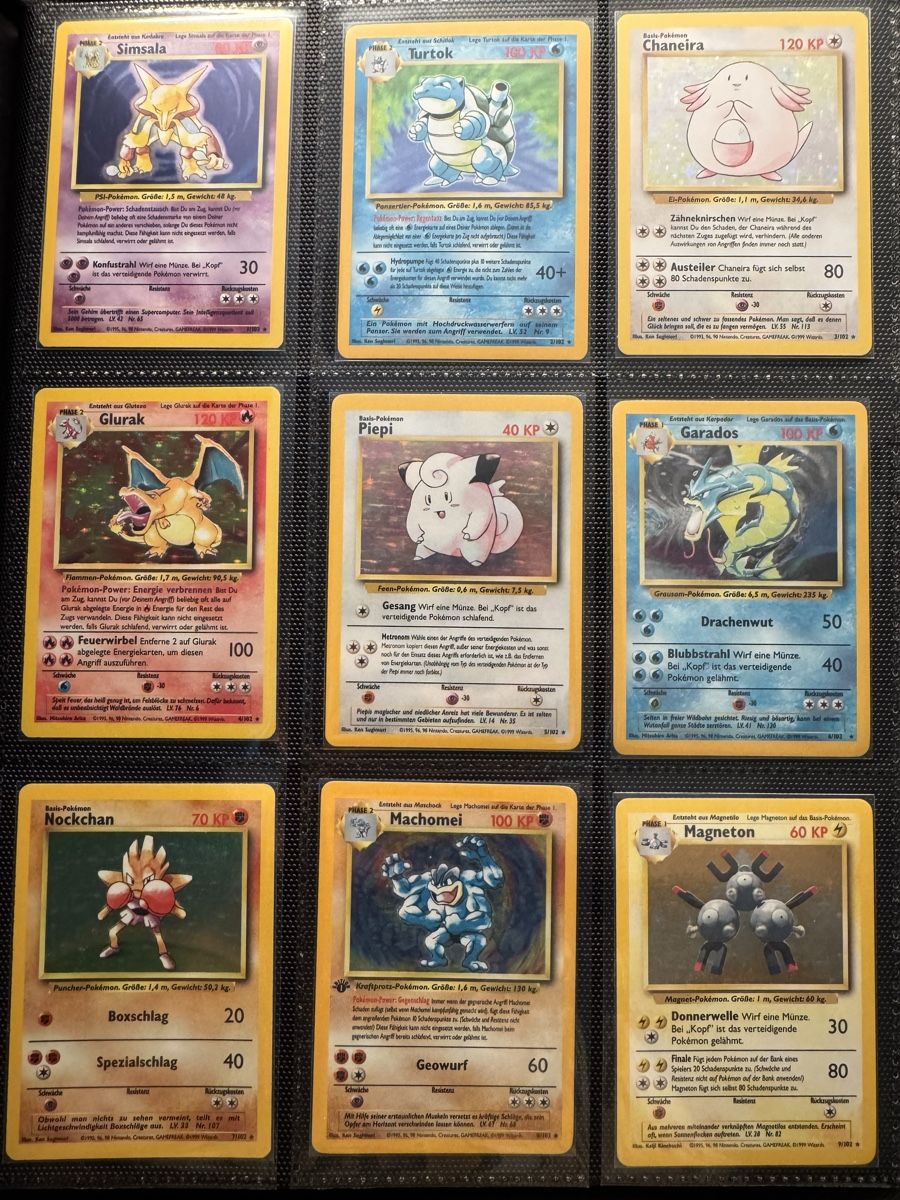 Pokémon Carte collezionabili: Pokemon Base Set Deutsch Near Mint Master Set 102/102 – Nuovo (secondo la descrizione) da Baden venduto da lpzonda