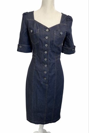 Vintage Miss Sixty Jeans Kleid, Gr. S-M, Denim