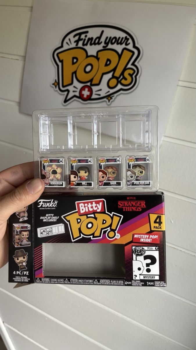 Funko Statuette: Funko Bitty Pop! Stranger Things - 4er Pack – Nuovo (secondo la descrizione) da Büren an der Aare venduto da FindyourPops