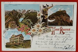 Gruss vom Hohen Kasten 1904