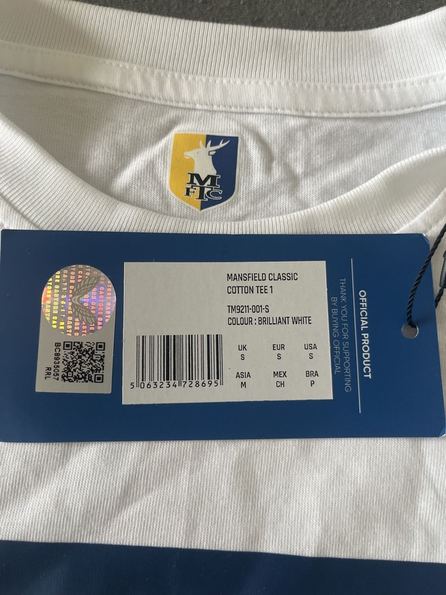 T-shirt: T-shirt mansfield – Nuovo e nell'imballaggio originale da Chambésy venduto da Louwall_football 1